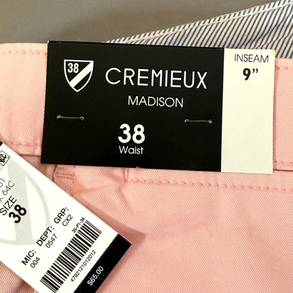 Daniel Cremieux Men's Light Pink Flat Front Shorts‎